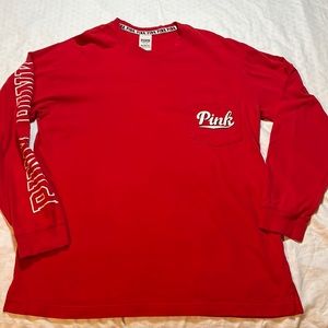 PINK long sleeve t shirt size large